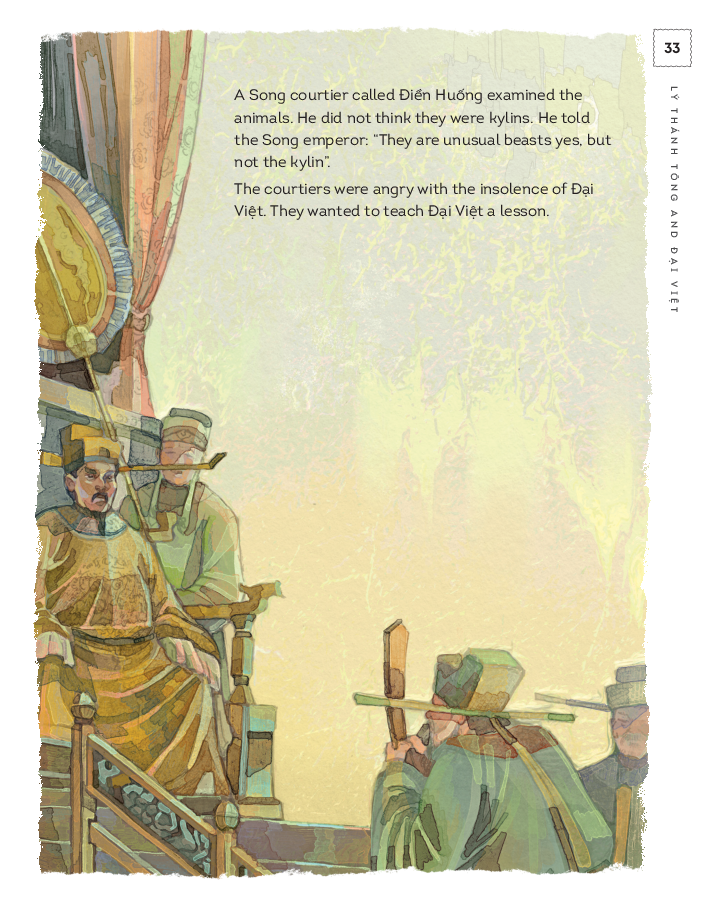 a history of vietnam in pictures (in colour) - lý thánh tông and đại việt - bìa cứng