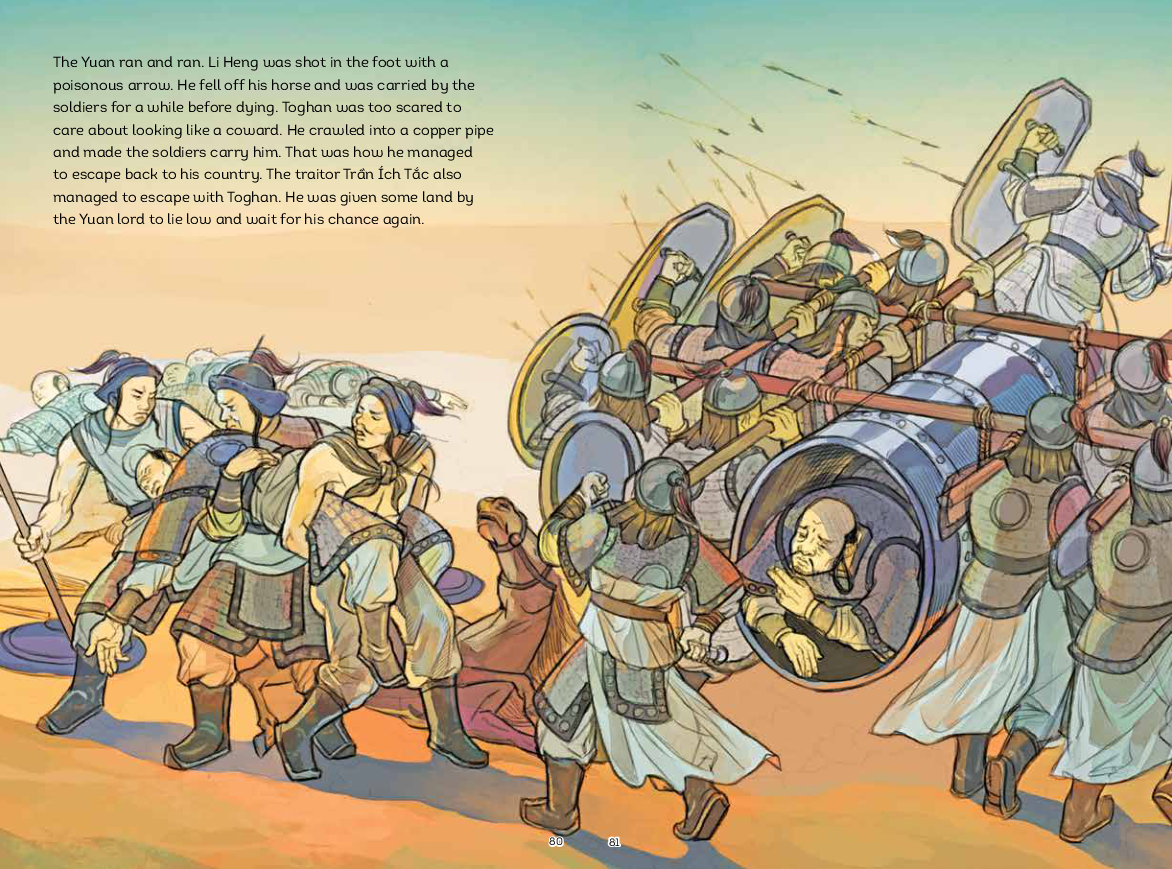 a history of vietnam in pictures (in colour) - the second victory against the mongols