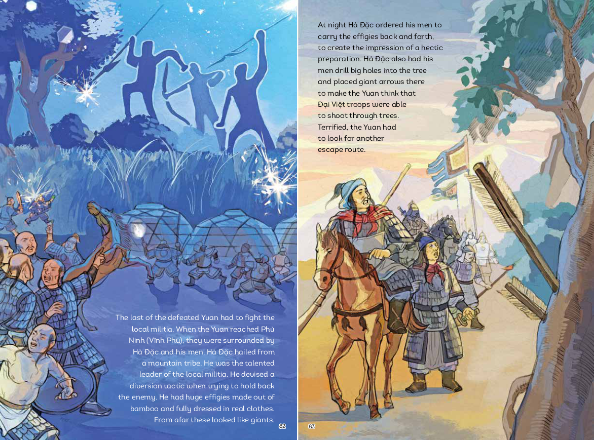 a history of vietnam in pictures (in colour) - the second victory against the mongols