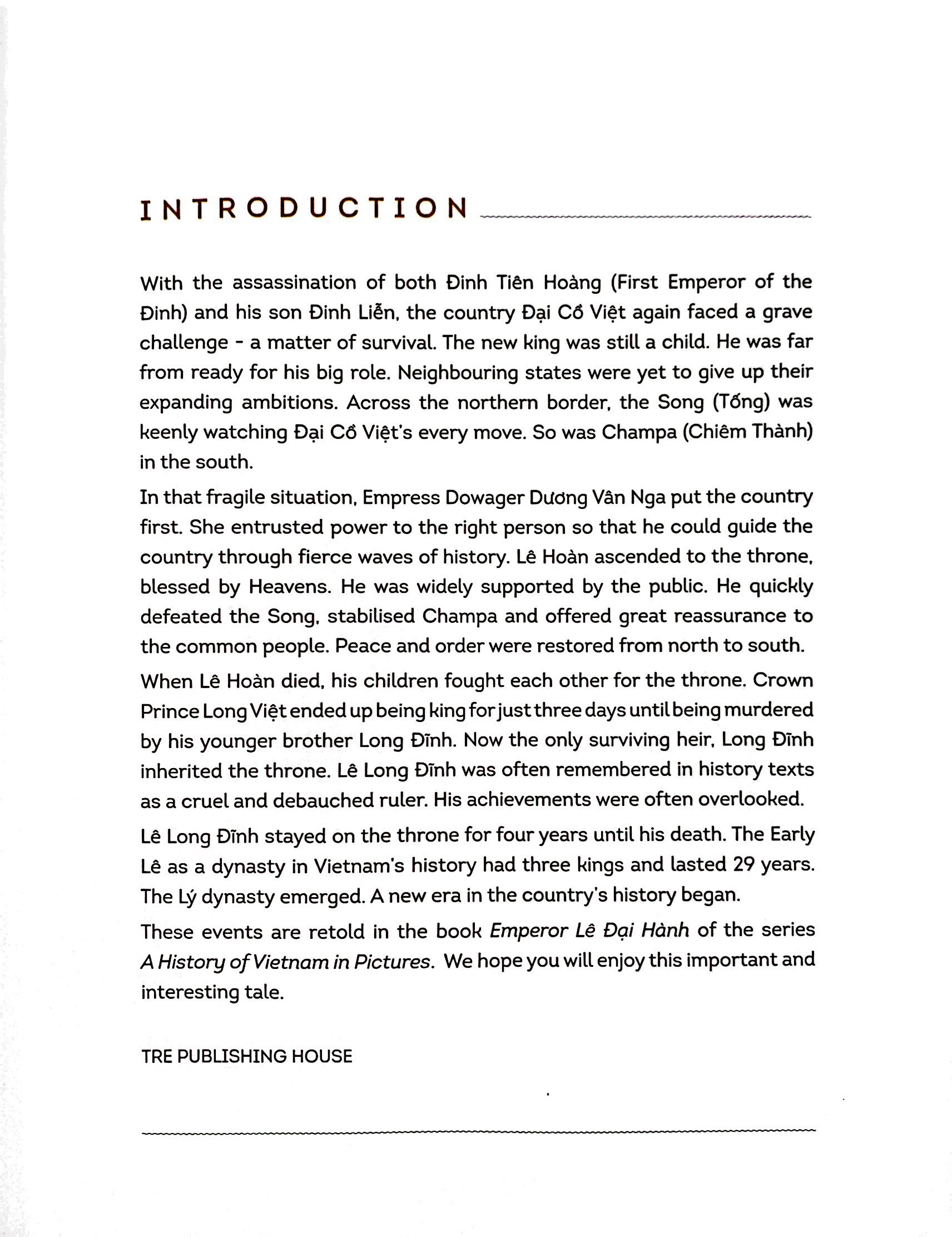 a history of vn in pictures - emperor lê đại hành (in colour)