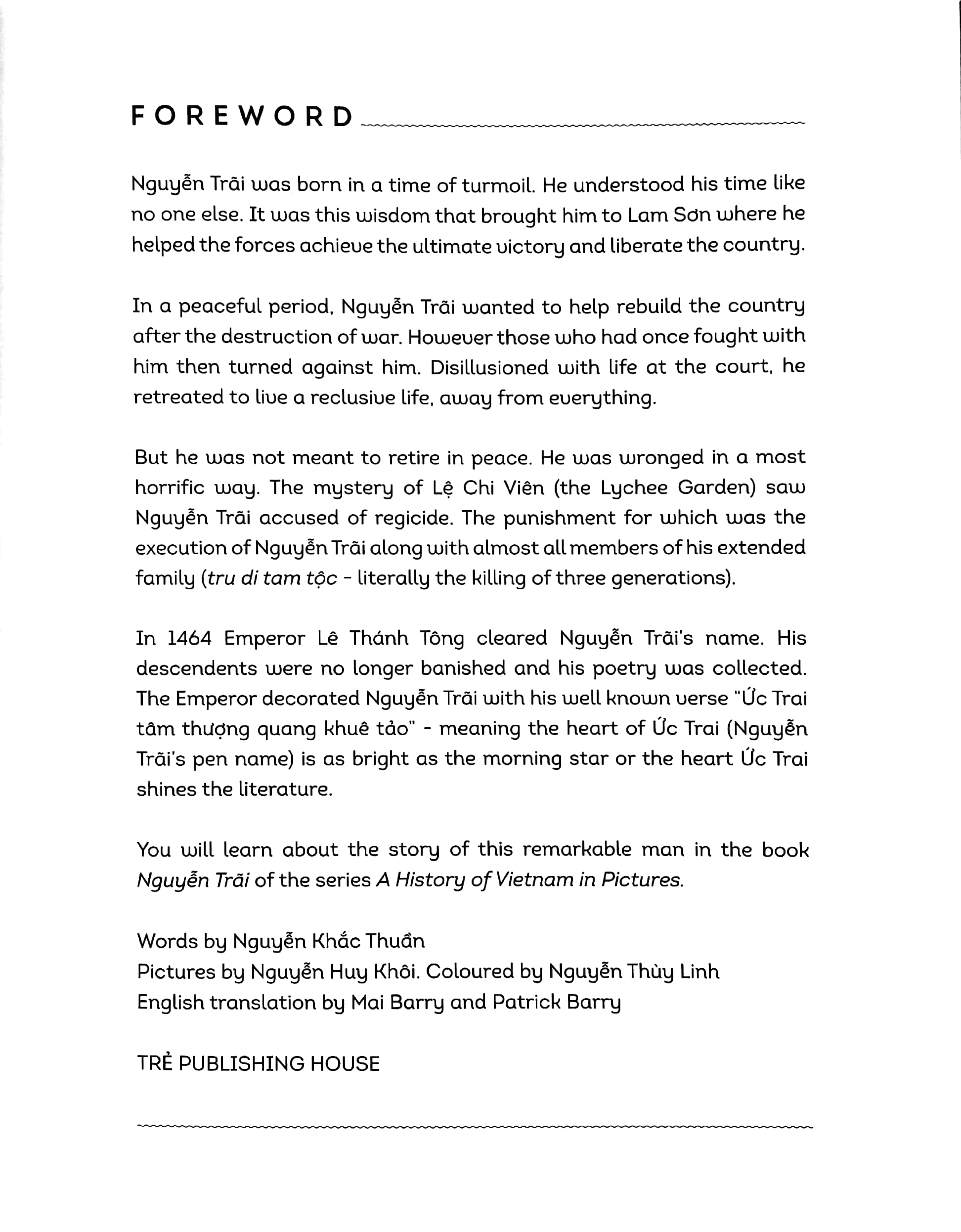 a history of vn in pictures - nguyễn trãi