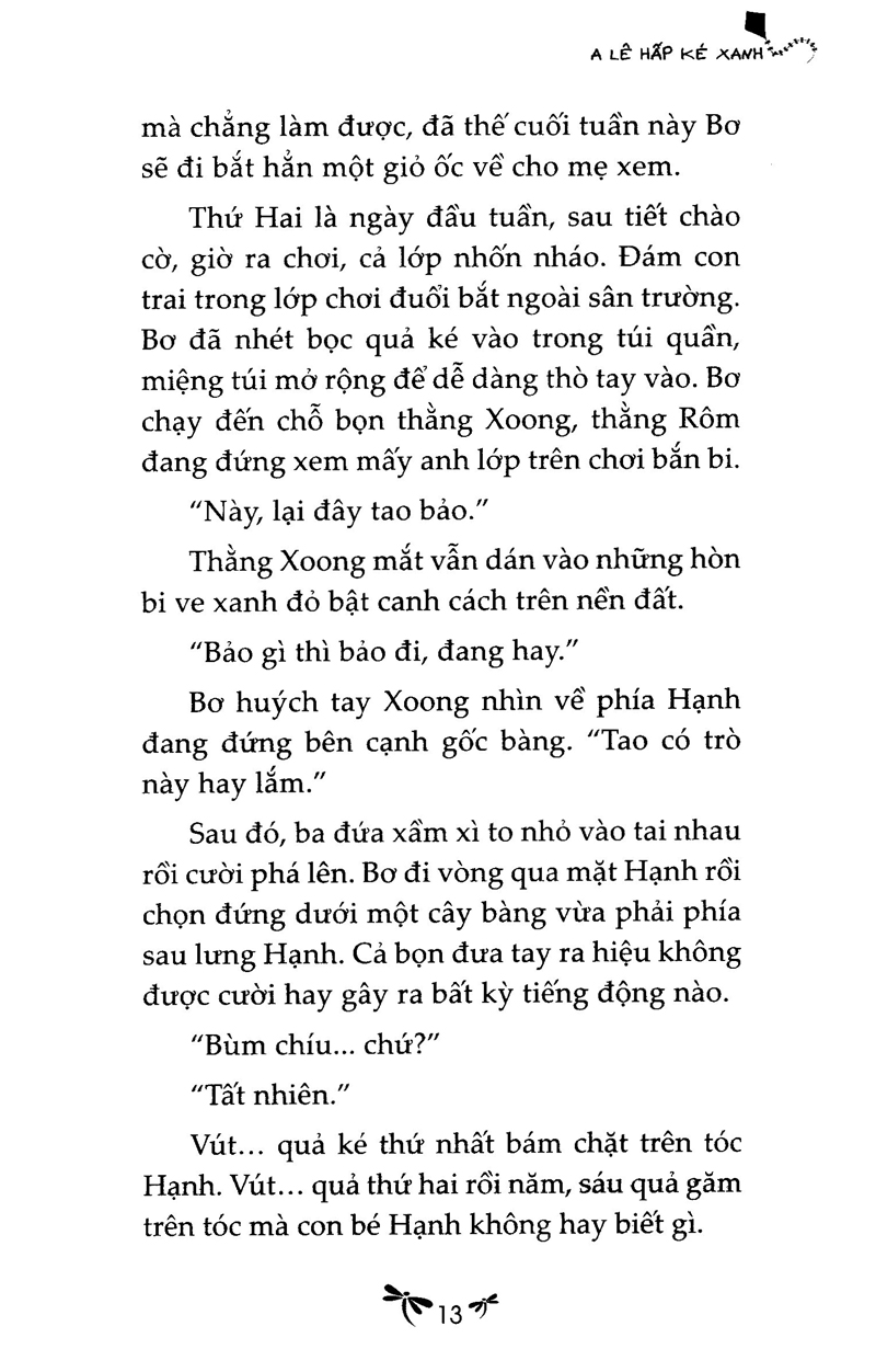 a lê hấp - ké xanh