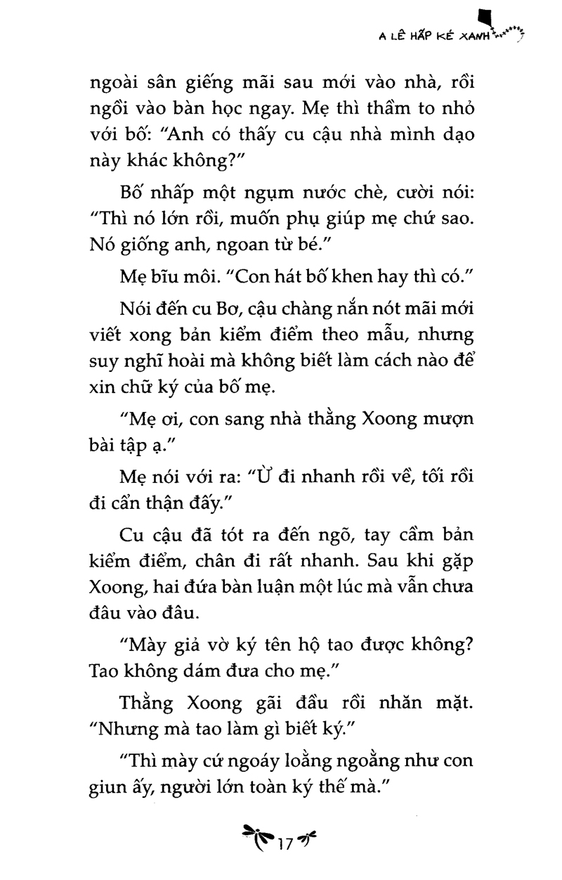 a lê hấp - ké xanh