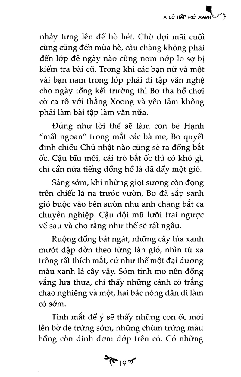 a lê hấp - ké xanh