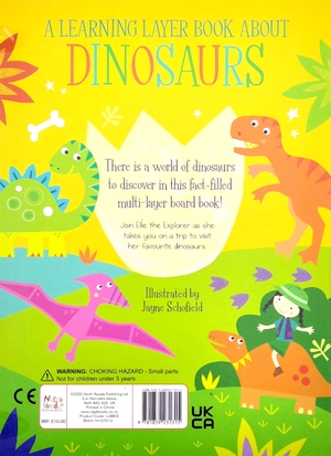 a learning layer book: dinosaur