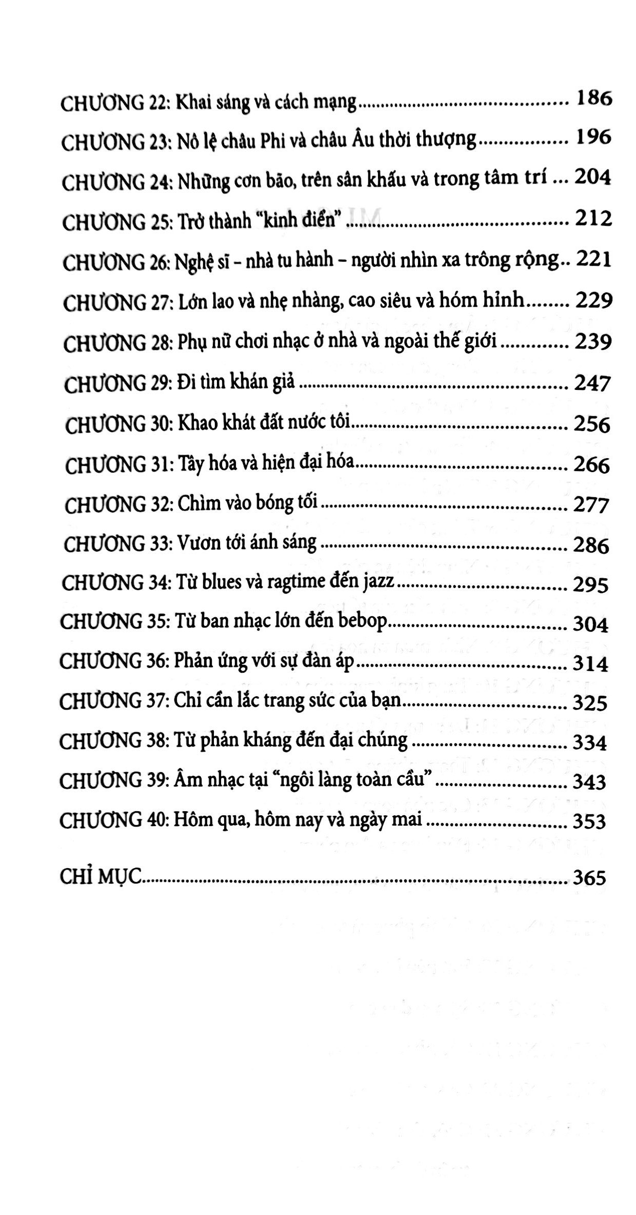 a little history of music - lược sử âm nhạc