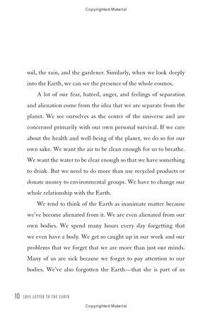 a love letter to the earth