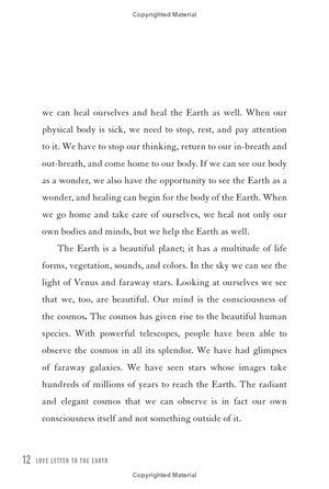 a love letter to the earth