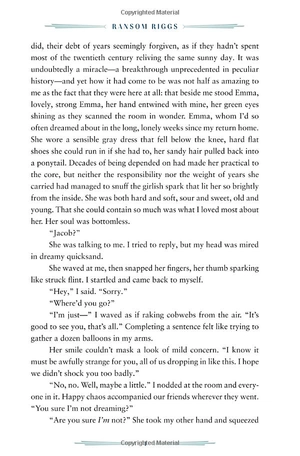 a map of days (miss peregrine's peculiar children)