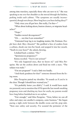 a map of days (miss peregrine's peculiar children)
