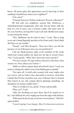 a map of days (miss peregrine's peculiar children)