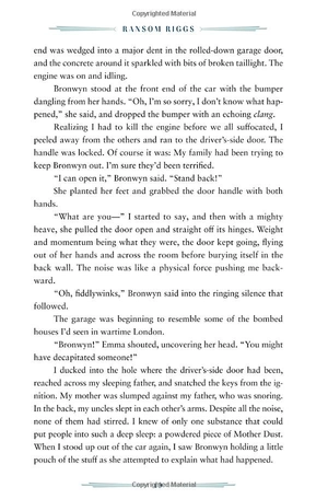 a map of days (miss peregrine's peculiar children)