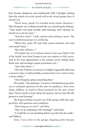 a map of days (miss peregrine's peculiar children)