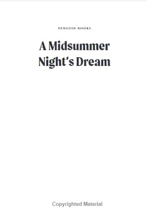 a midsummer nights dream