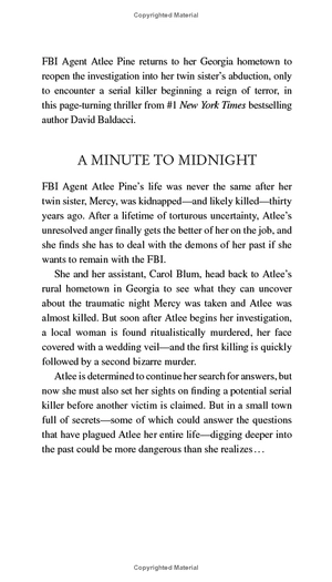 a minute to midnight (an atlee pine thriller, 2)