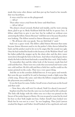 a portrait of the artist as a young man