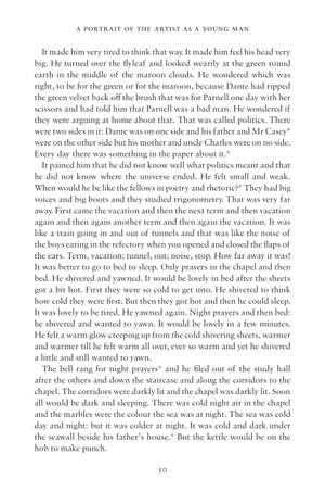 a portrait of the artist as a young man