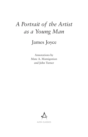 a portrait of the artist as a young man