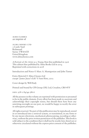 a portrait of the artist as a young man