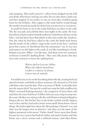 a portrait of the artist as a young man