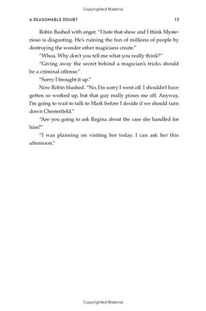 a robin lockwood novel 3: a reasonable doubt