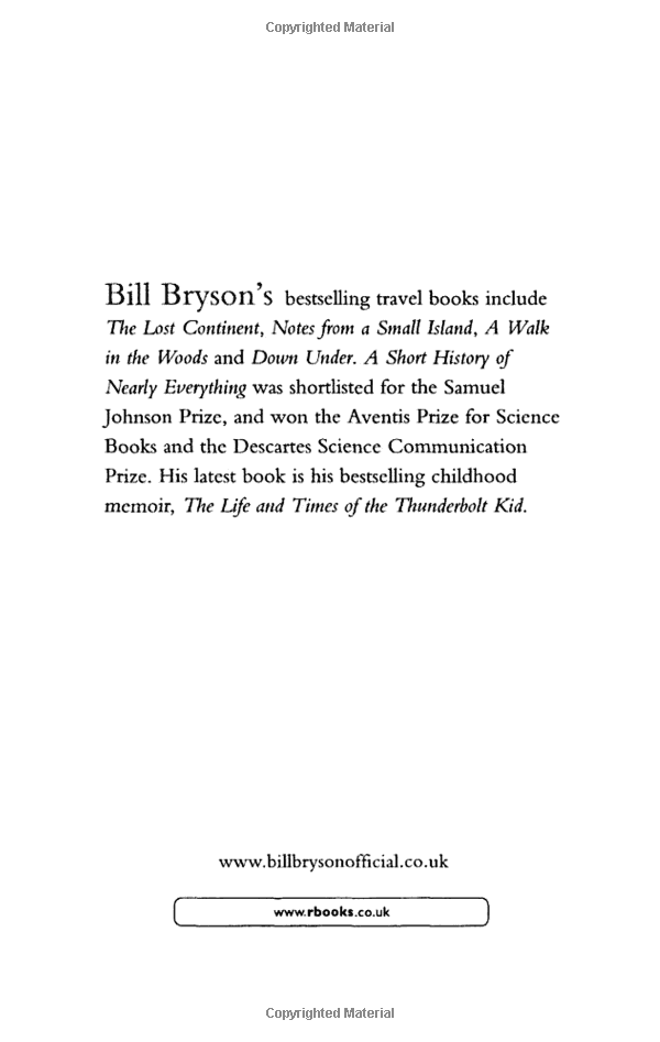 A Short History of Nearly Everything