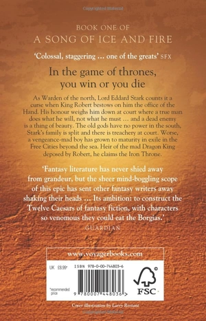 a song of ice and fire 1: a game of thrones (international edition) (paperback)