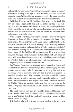 a song of ice and fire 1: a game of thrones (international edition) (paperback)