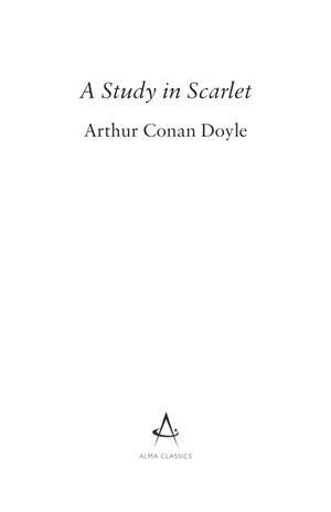 a study in scarlet (alma junior classics)