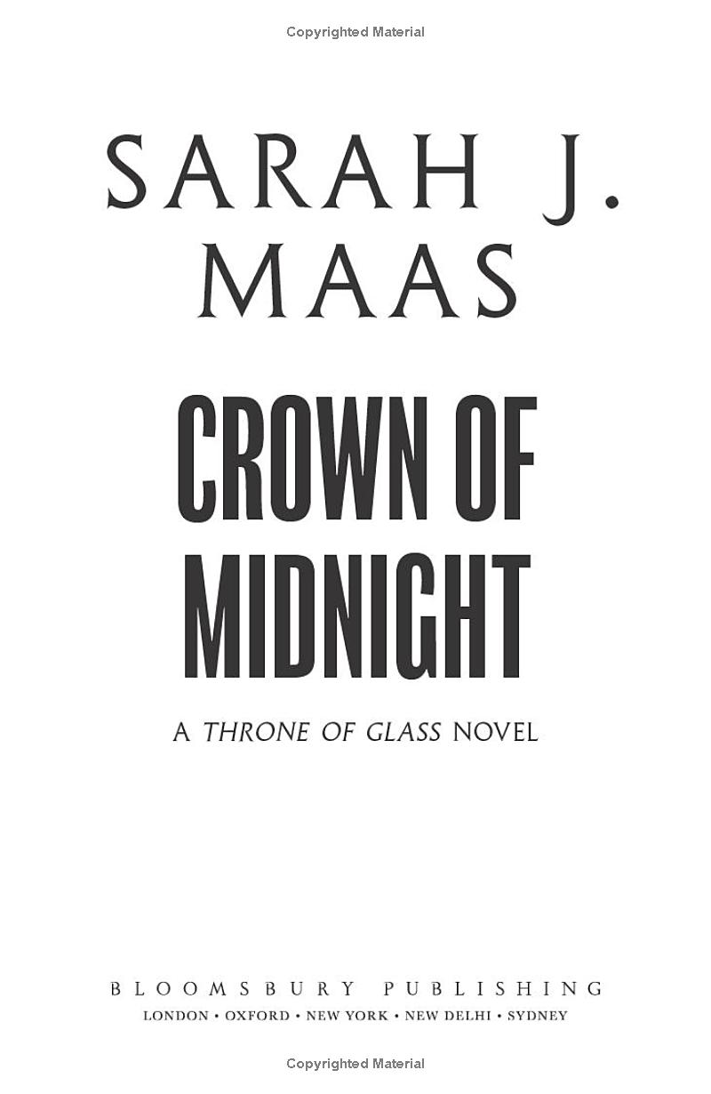 A Throne Of Glass - Crown Of Midnight