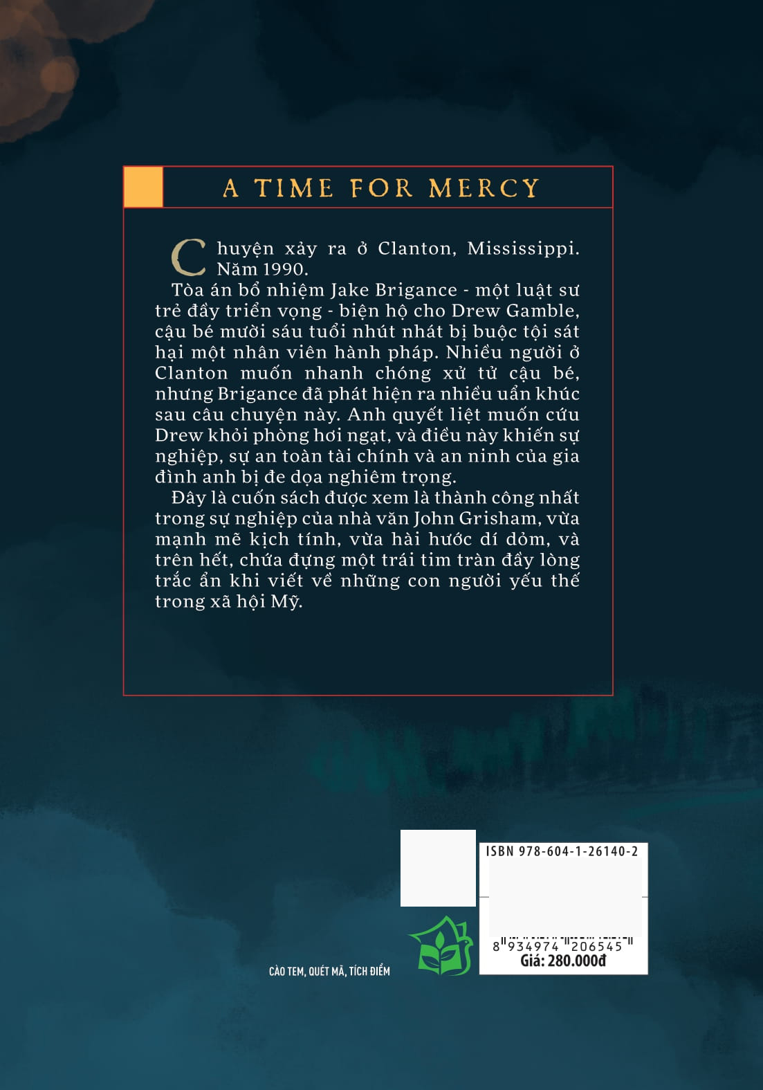 a time for mercy - tội lỗi và khoan dung