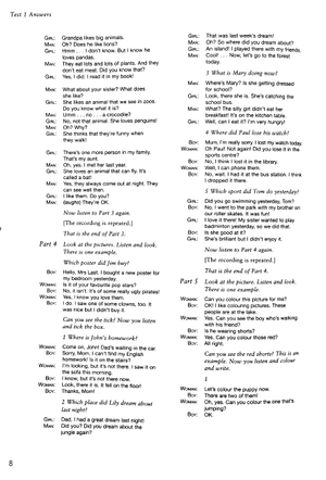 a1 movers 3 answer booklet: authentic examination papers