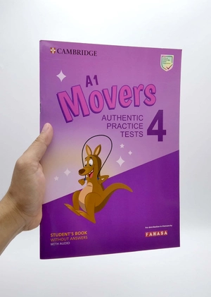 a1 movers 4 authentic practice tests: student's book without answers with audio - fahasa reprint edition