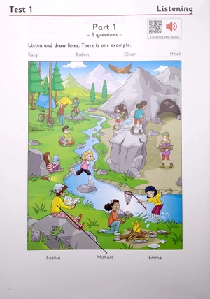 a2 flyers 4 authentic practice tests: student's book without answers with audio - fahasa reprint edition