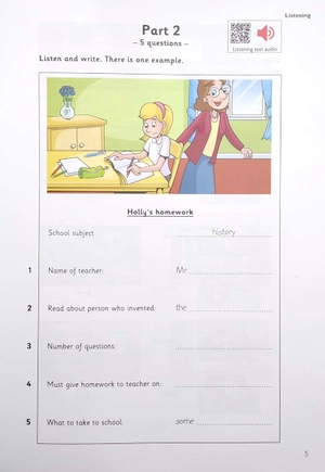 a2 flyers 4 authentic practice tests: student's book without answers with audio - fahasa reprint edition