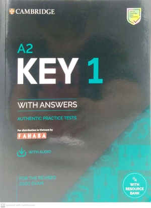 a2 key 1 for the revised 2020 exam student's book with answers with audio with resource bank: authentic practice tests (ket practice tests)