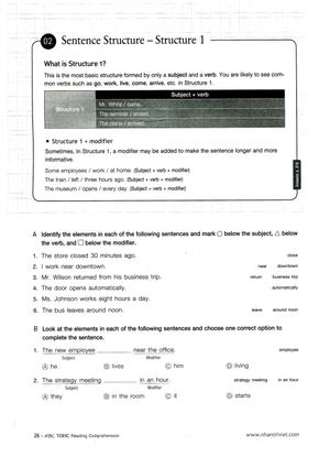 abc toeic rc - reading comprehension