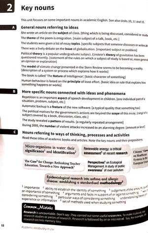 academic vocabulary in use edition with answers fahasa reprint edition: vocabulary reference and practice