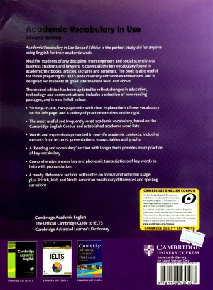 academic vocabulary in use edition with answers fahasa reprint edition: vocabulary reference and practice