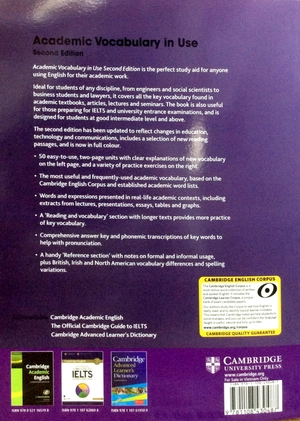 academic vocabulary in use edition with answers fahasa reprint edition: vocabulary reference and practice