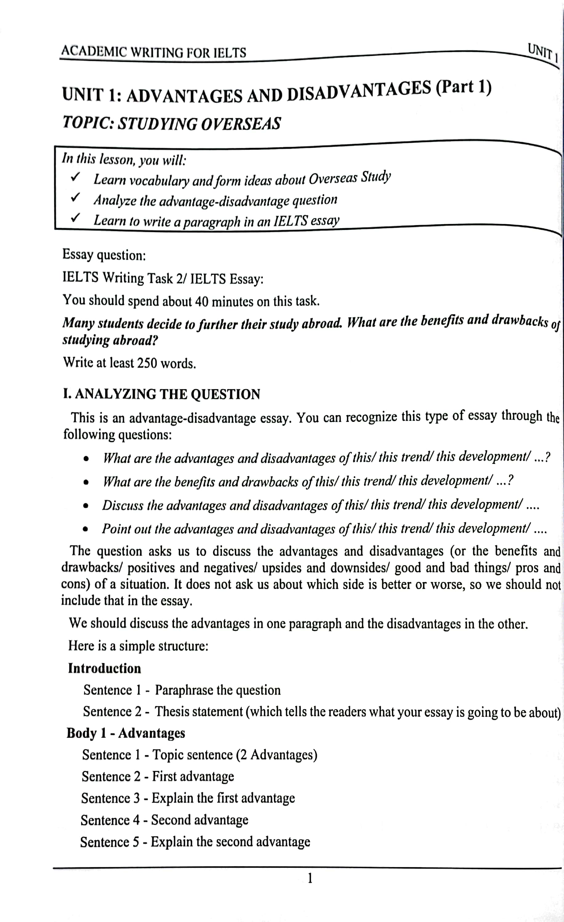 academic writing for ielts (tái bản 2023)