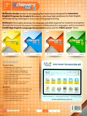 achievers grade 8 workbook