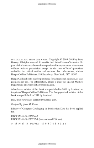 act like a lady, think like a man, expanded edition: what men really think about love, relationships, intimacy, and commitment