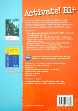 activate! b1+ pack 3 new editon student book w/activebook + workbook (w/key) w/cd-rom