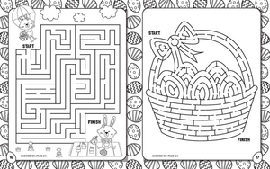 activity fun pack - easter mazes