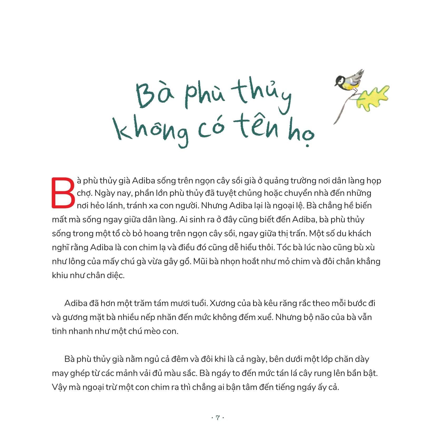 adiba - bà phù thủy trên cây sồi