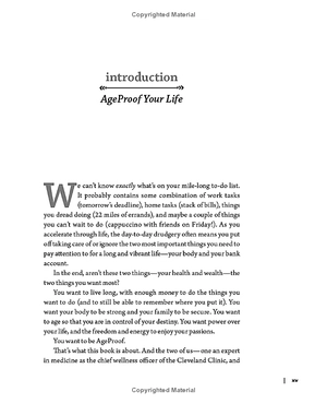 ageproof: living longer without running out of money or breaking a hip