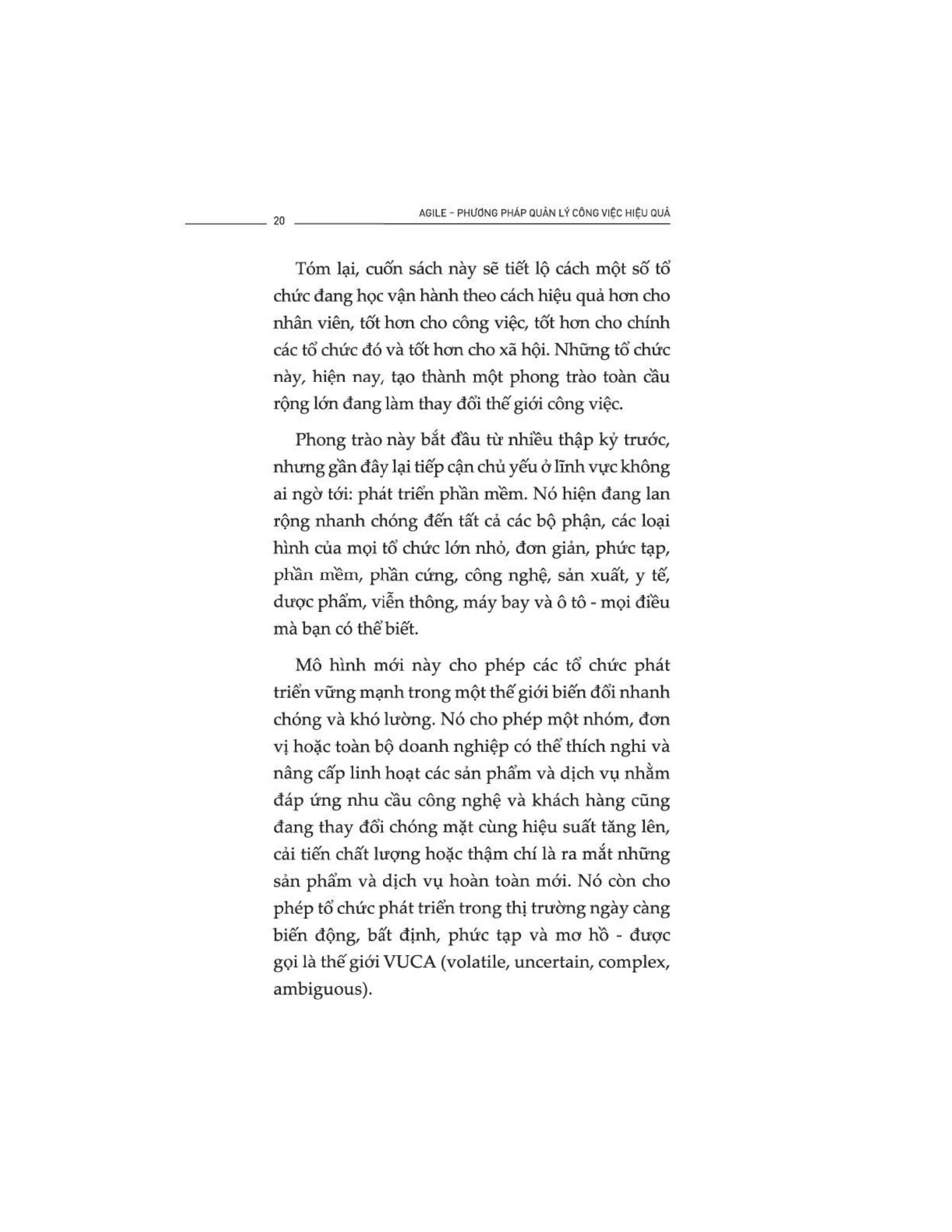 agile - phương pháp quản lý công việc hiệu quả