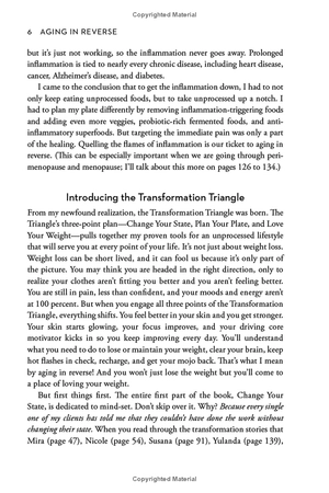 aging in reverse: the easy 10-day plan to change your state, plan your plate, love your weight