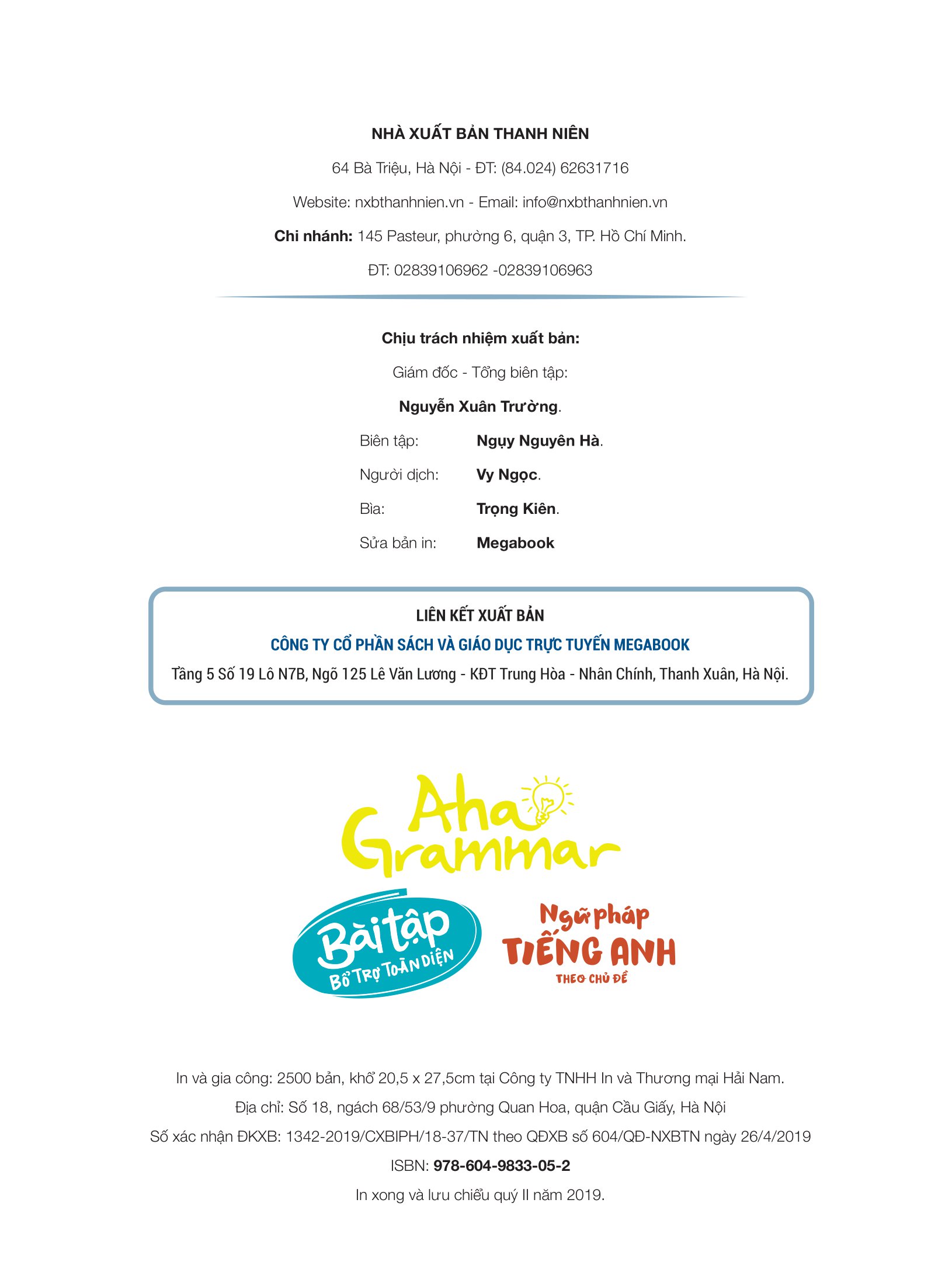 aha grammar bài tập bổ trợ toàn diện ngữ pháp tiếng anh lớp 4 (theo chủ đề)